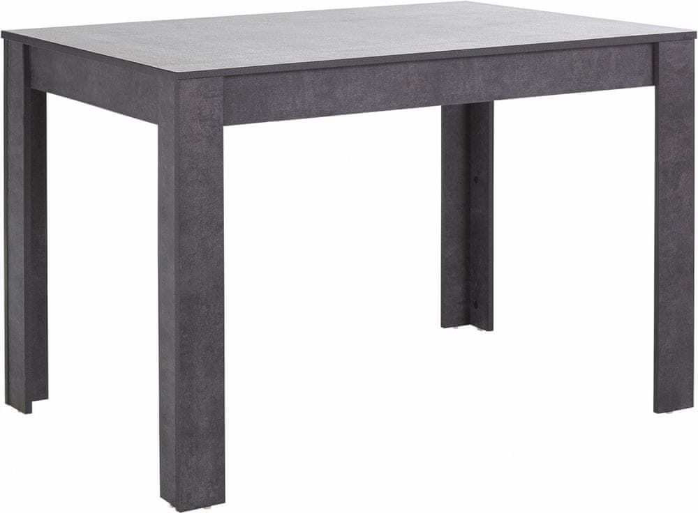 Danish Style Jedálenský stôl Lora I., 120 cm, pohľadový betón